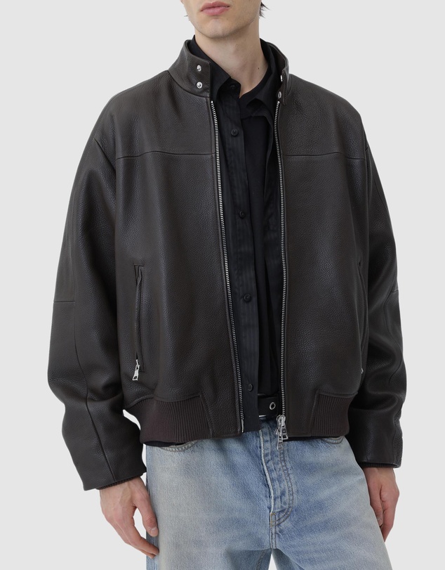 Won Hundred - David Leather Bomber Jacket