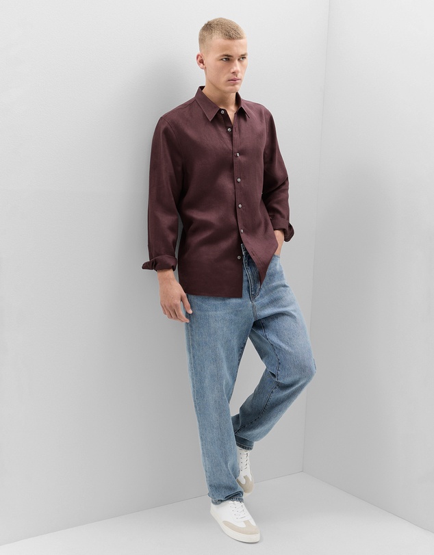 UNISON - Linen Regular Fit Shirt