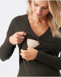 Ripe Maternity - Remi Knit Nursing Dress