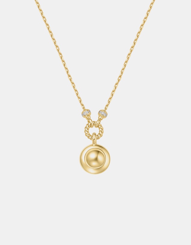 Ania Haie - Ania Haie Gold Malachite Reversible Vacation Necklace