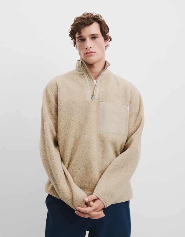 Country Road - Polyester Half Zip Sweat