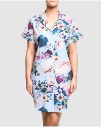 Sainted Sisters - Sadie Short Sleeve Cotton Nightshirt