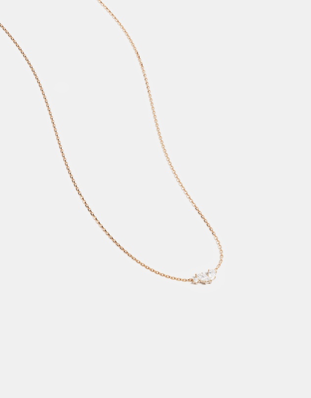 By Charlotte - Crystal Wings Neckace