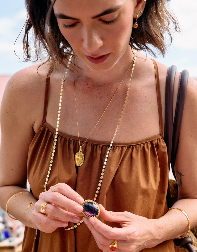 Rachel Jackson - You Are My Sunshine Citrine Necklace Gold