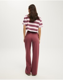 Cotton On Body Active - Ultra Soft Tie Front Wide Leg Pant