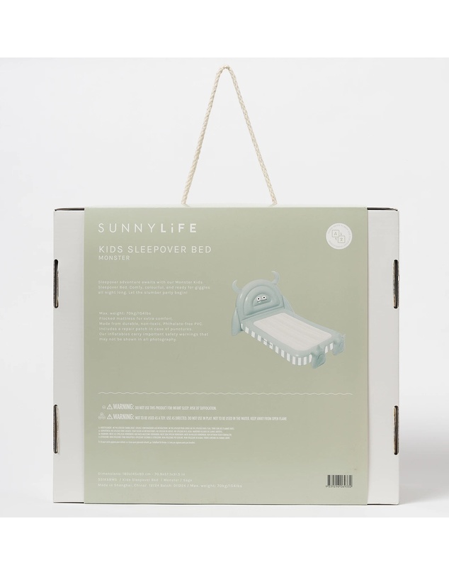 Sunnylife - Kids Sleepover Bed Monster Sage
