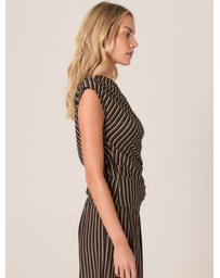 Fate + Becker - Everlyn Metallic Jersey Top