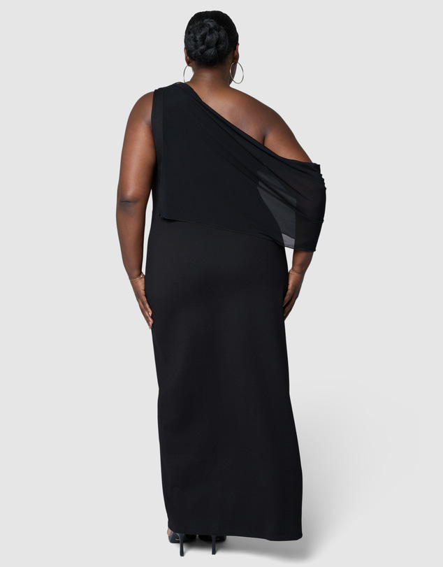 Sunday In The City - Bane Asymmetric Maxi Dress