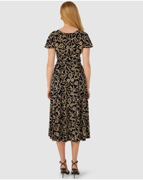 SACHA DRAKE - Reverse Wrap Midi Dress