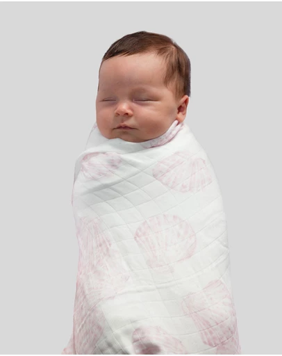 Anchor & Arrow - Sea Shell Bamboo Swaddle