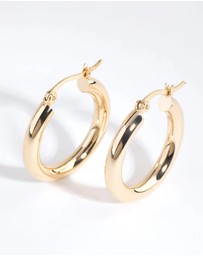 Lovisa - Gold Plated Medium Hoop Earrings