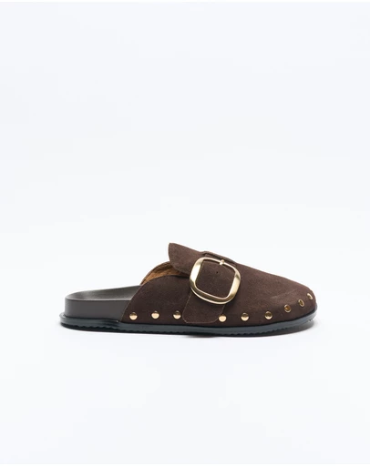 Walnut Melbourne - Mia Leather Mule