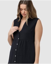 Ripe Maternity - Tracy Tiered Linen Dress