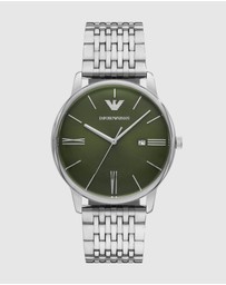 Emporio Armani - Silver Tone Analogue Watch