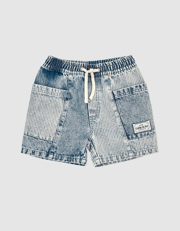 Goldie + Ace - Pin Stripe Noah Pocket Shorts - Babies-Kids
