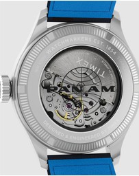 TIMEX - Timex x Pan Am® Waterbury Ace 41mm Leather Strap Watch