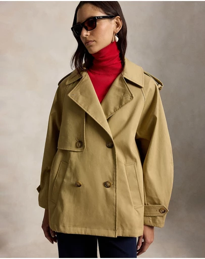 Polo Ralph Lauren - Cotton Twill Balloon Trench Coat