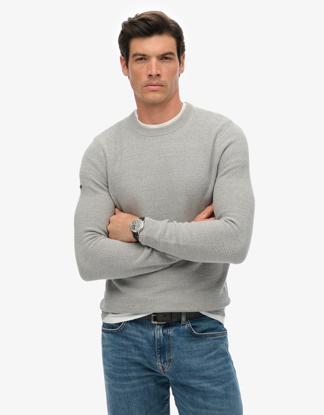 Superdry - Light Weight Cotton Texture Jumper