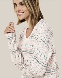 Papinelle - Fairisle Waffle Long Sleeve Top and Jogger