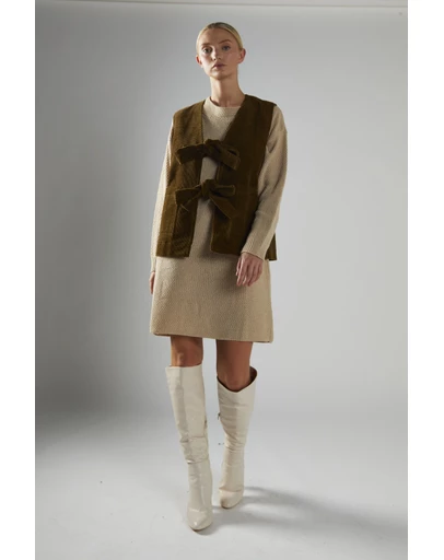 Glamorous - Tie-Front Gilet
