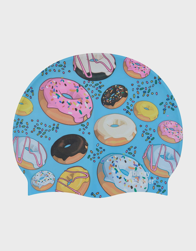 Budgy Smuggler - Swim Cap in Donuts