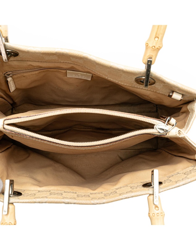 Pre-Loved by Azura Reborn - Pre-Loved GG Canvas Bamboo Satchel