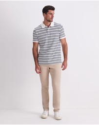 Sportscraft - Sc Stripe Pique Polo