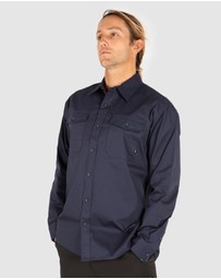 UNIT Workwear - UNIT Mens Long Sleeve Task Work Drill Shirt