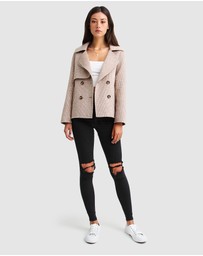 Belle & Bloom - I'm Yours Wool Blend Peacoat
