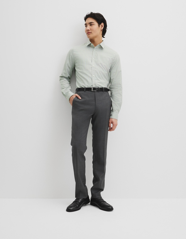 Country Road - Slim Fit Gingham Travel Shirt
