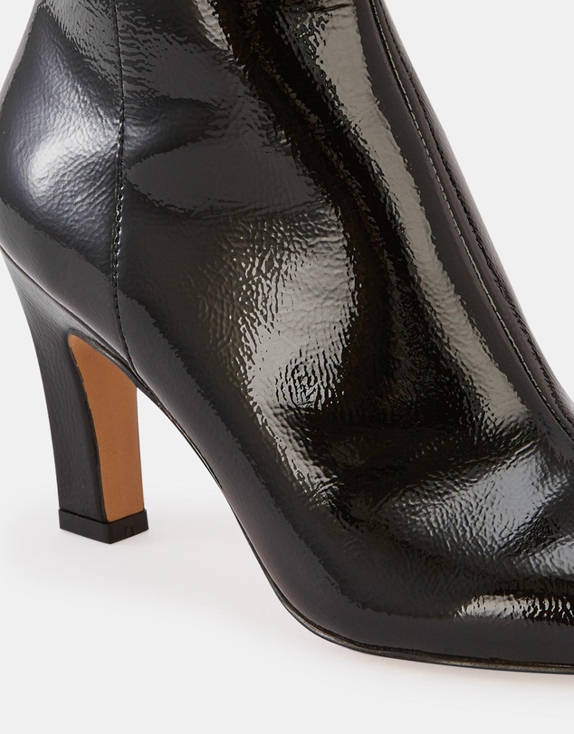 Wittner - Loz Ankle Boot Black Crinkle Patent