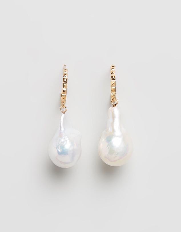 Carly Paiker - Aurora Baroque Pearl Hoops