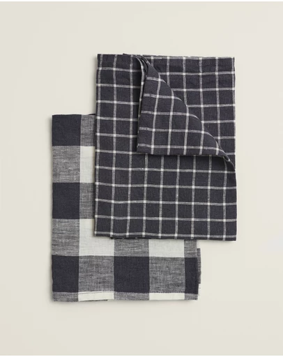 Carlotta + Gee - 100% Linen Tea Towel Set