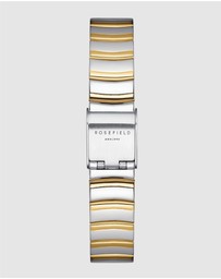 Rosefield - The Small Edit Two-Tone Half Moon Bracelet Watch