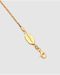 Haze & Glory - ICONIC EXCLUSIVE - Bracelet Cord Paradise in 925 Sterling Silver Gold Plated