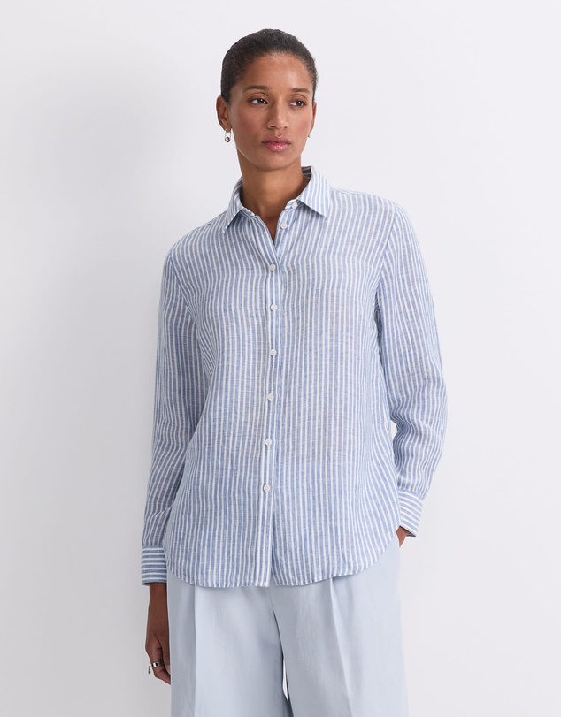 Sportscraft - Dahlia Stripe Linen Shirt