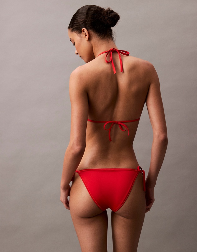 Calvin Klein - CK Monogram Tie Side Bikini Bottoms