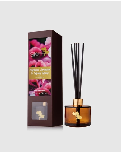 Silk Oil of Morocco - Patchouli, Geranium & Ylang Ylang Reed Diffuser