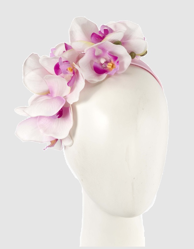 Max Alexander - Pink Orchid Racing Fascinator
