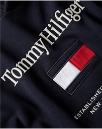 Tommy Hilfiger - Logo Embroidery Flex Fleece Hoodie
