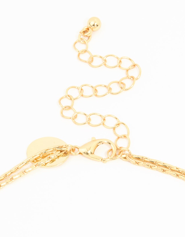 Lovisa - Gold Plated Chain Layered Y- Necklace