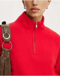 Cotton On - Quarter Zip Sweatshirt