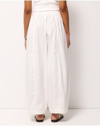 AERE - Organic Cotton Barrel Leg Pants