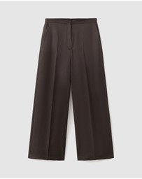 M.N.G - High-Waisted Lyocell Trousers