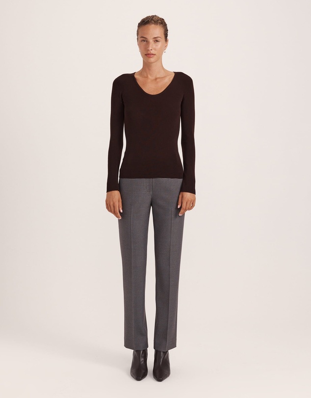 SABA - Janet Merino Wool Scoop Neck Knit