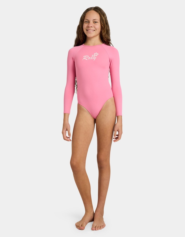 Roxy - Girls 8 to 16 Summer Wave Long Sleeve One Piece Swimsuit