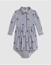 Polo Ralph Lauren - Polo Bear Cotton Shirtdress & Bloomers - Babies
