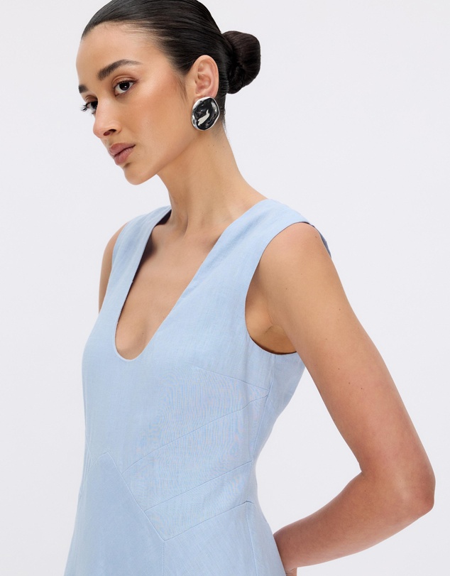 Minima Esenciales - Shiloh Linen Midi Dress