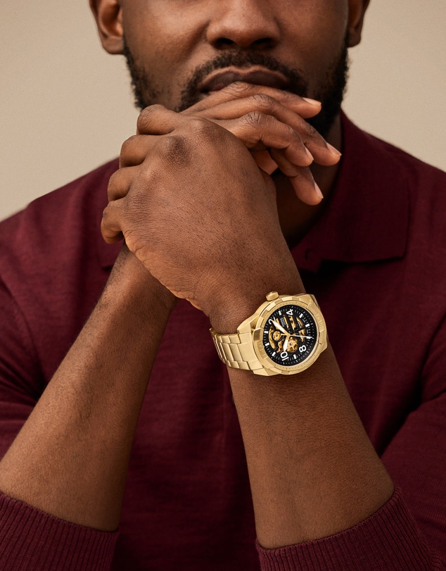 Fossil - Bronson Gold Tone Analogue Watch
