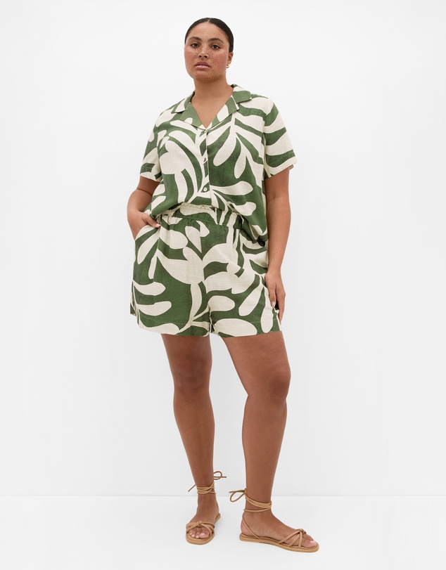 City Chic - Taranto Print Shirt